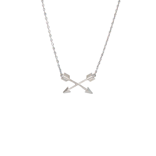 Two arrows Love necklace