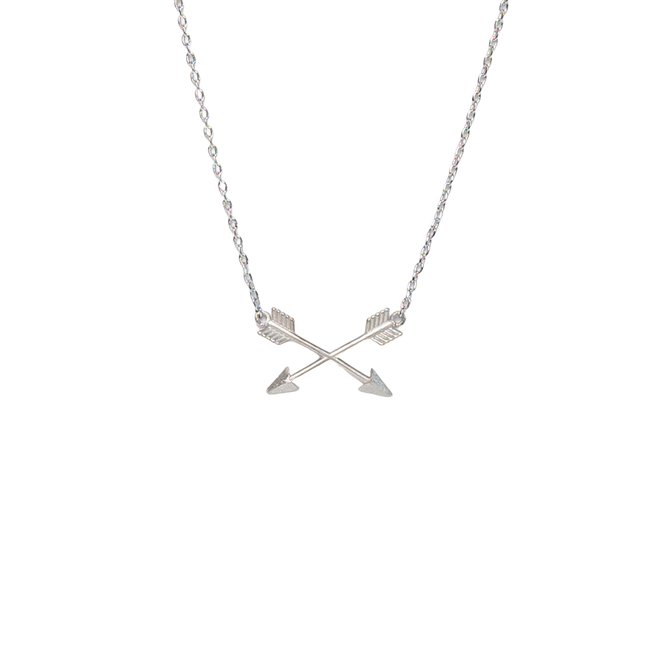 Two arrows Love necklace