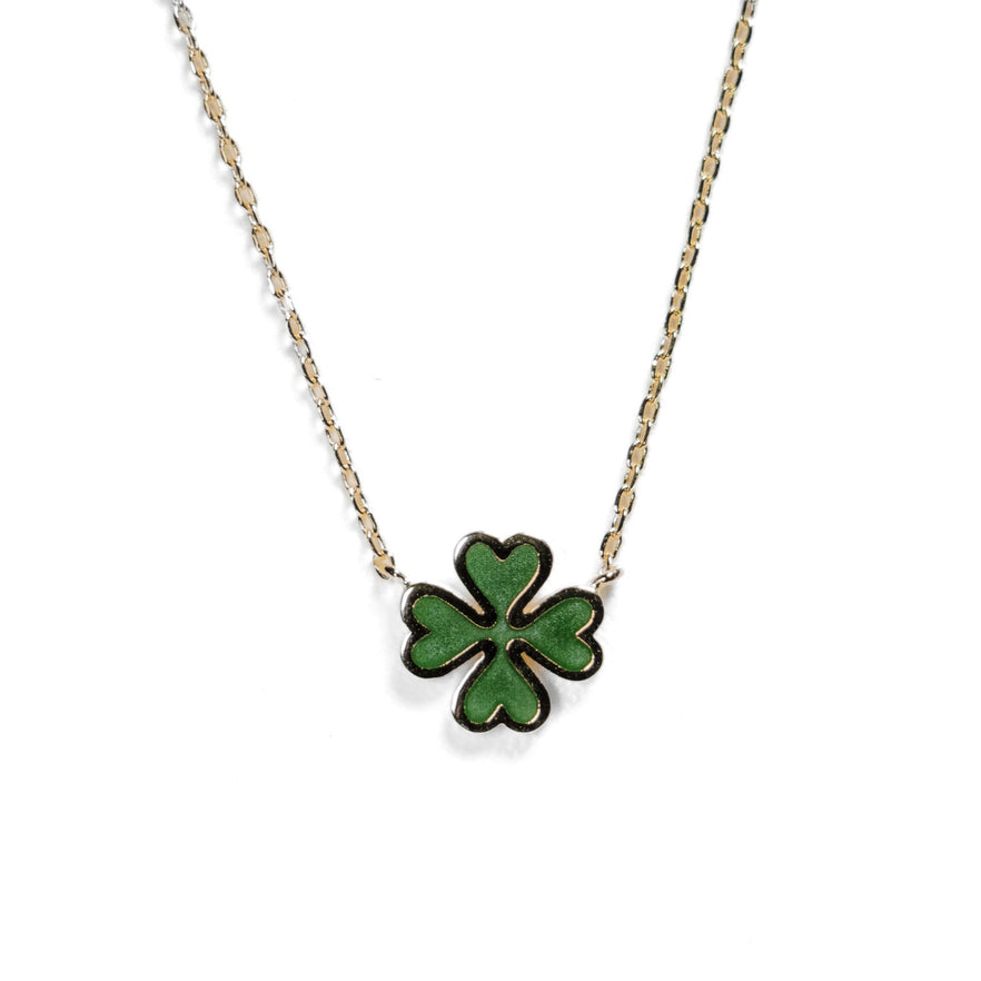 IrysGinger-Clover-Gold-Necklace