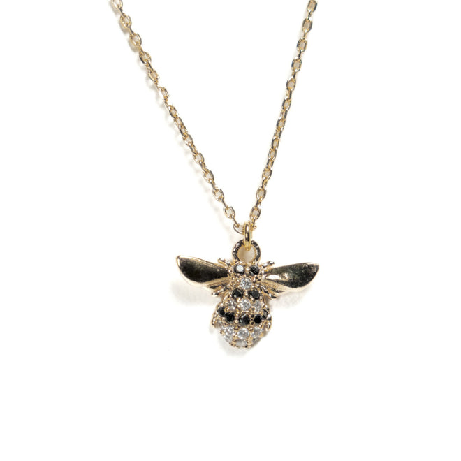 IrysGinger-Gold-Bee-Necklace