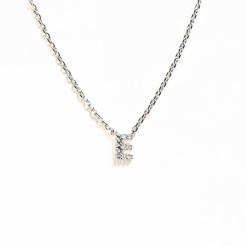 IrysGinger-Letter-E-Silver-Necklace