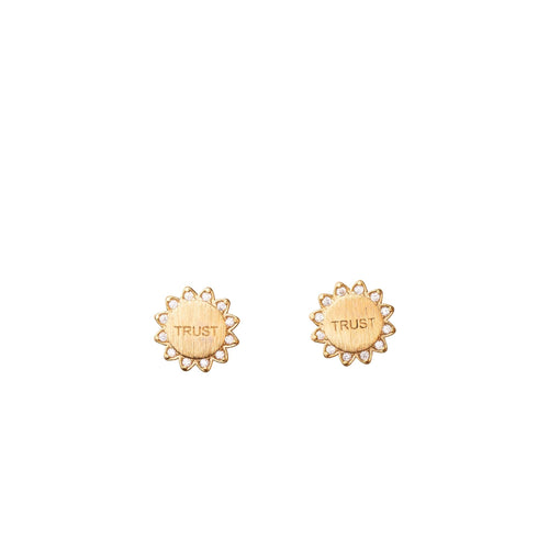 Trust Gold Stud Earrings