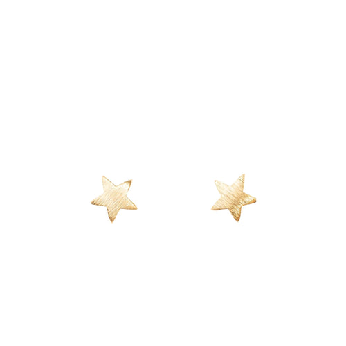 Star Gold Earrings - Stud Earrings