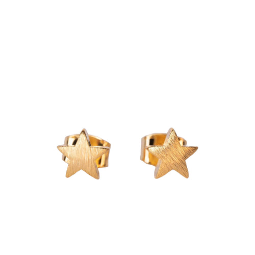 Star Gold Earrings - Stud Earrings