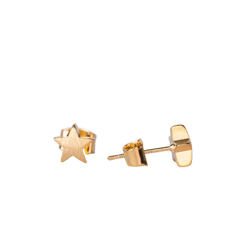 Star Gold Earrings - Stud Earrings