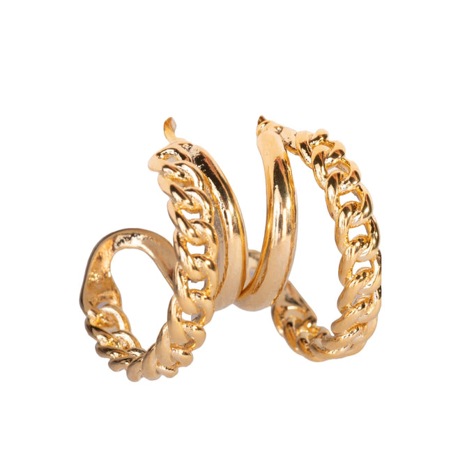 Beautiful Gold Hoop Earrings - Gold Dipped Hoops