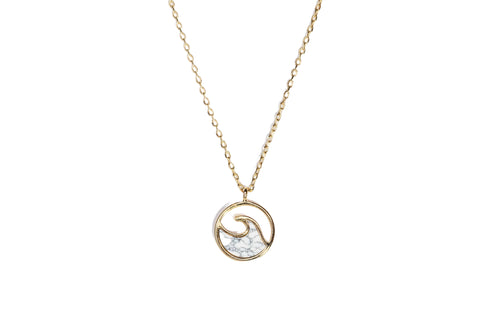 The Wave Necklace - Gold