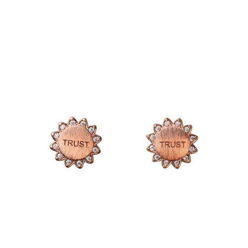 Trust Gold Stud Earrings