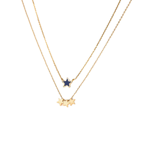 Stellar Spark Necklace - Gold Dipped