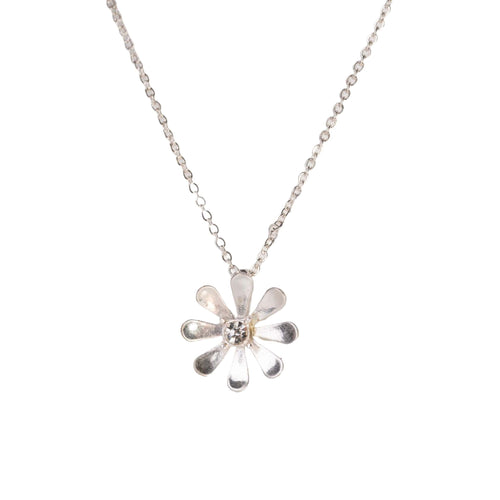 Floral Radiance Necklace - Gold Dipped