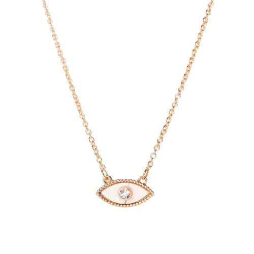 Glimmering Eye Amulet Necklace