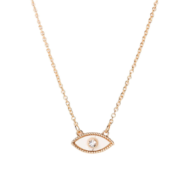 Glimmering Eye Amulet Necklace