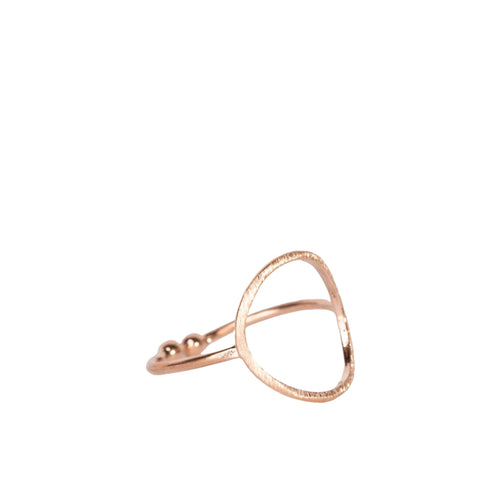 Graceful Orbit Ring - Gold Dipped, Rose Gold dipped